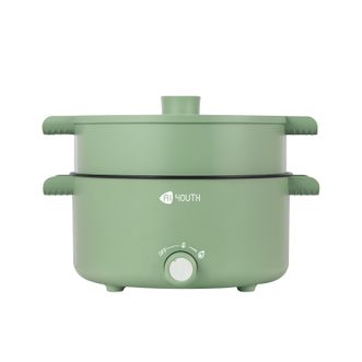 艾青春  多功能电煮锅电火锅电蒸锅电热锅带蒸笼 AI-HG302