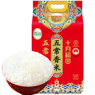 十月稻田  五常香米五常大米 5kg 五常原产优质一等