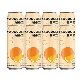 大窑  窑果立蜜桔果汁饮料490mL*8罐