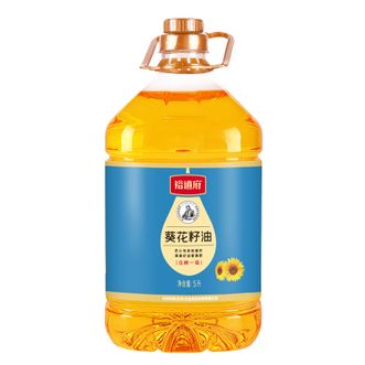 裕道府  葵花籽油 5L/桶 压榨一级家庭装