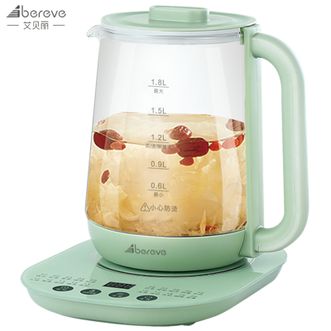 艾贝丽  1.8L养生壶电水壶花茶煮茶器 家用电器烧水壶电开水壶煮茶壶电热水壶ABL-YSH011