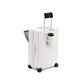 DULA  全新前开盖 杯架行李箱拉杆箱USB充电旅行箱登机箱密码箱 加厚金属拉杆  TYPE-C+USB双充电口 多颜色可选20英寸