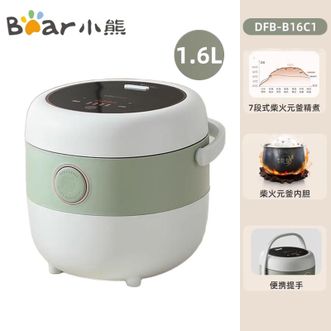 小熊/Bear  电饭煲  1.6升电饭煲米饭锅  智能顶屏触控  柴火元釜不粘内胆 12小时预约   DFB-B16C1