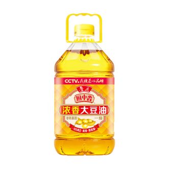 鲁花  厨中香浓香大豆油 非转基因 一级精炼 5L