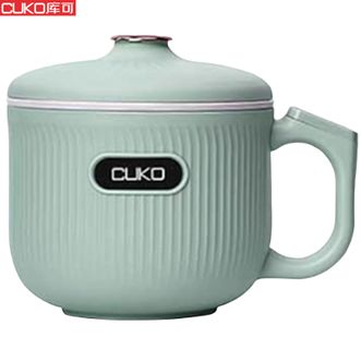 CUKO  1.2L电煮锅电火锅多功能锅 宿舍煮面煮粥煲汤涮锅多用途锅煎炒锅料理锅电炖锅煮面锅电热锅CUKO -1316K浅绿色