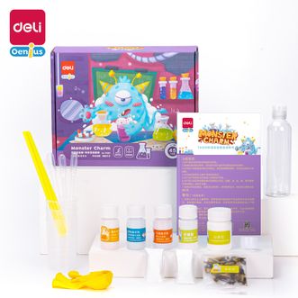 得力/deli  怪兽实验室基础综合科学实验套装儿童益智玩具74390