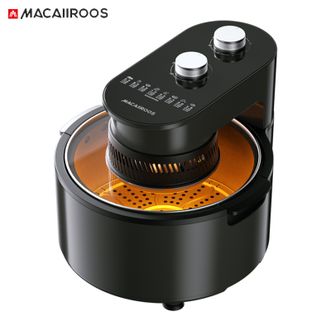 MACAIIROOS  家用多功能 空气炸锅 可视窗口 蒸汽嫩烤6.0L大容量 烘焙炸锅 多用途锅 开盖断电保护