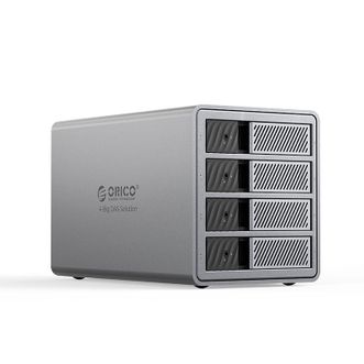 奥睿科/Orico  SATA机械硬盘外置存储硬盘柜四盘位ORICO-9848RU3-GY-BP