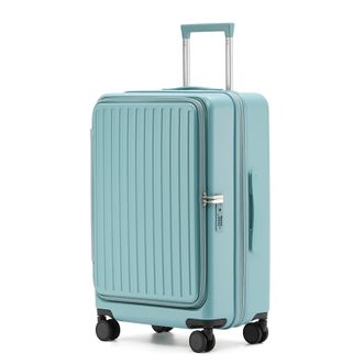 贝唯思  24英寸拉链箱前开盖带杯架可充电-BWS26802