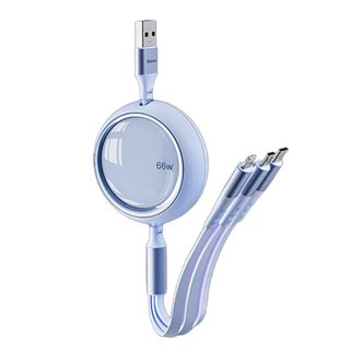 纽曼（Newmine）  66W三合一伸缩数据线 XS23 一拖三充电线