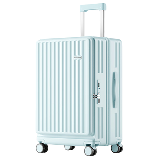 锐承（Ruicheng）  侧开行李箱深仓 登机箱大容量可扩展610-22寸薄荷绿