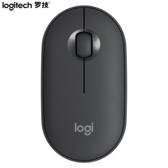 罗技（Logitech）无线蓝牙鼠标办公静音鼠标、鹅卵石造型、女性鼠标对称鼠标