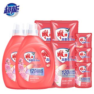 雕牌  香水香氛洗衣液6.3公斤套装（2kg*2瓶+500g*4袋+100g*3袋）