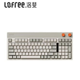 洛斐/LOFREE  OE918 小方三模热插拔客制化机械键盘办公无线蓝牙游戏键盘 gasket结构98键键盘