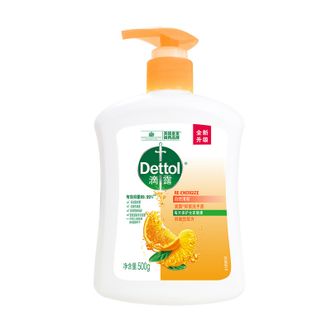 滴露/Dettol  洗手液经自热清新500g*1瓶 有效抑菌99.9% 儿童宝宝健康洗手液泡泡 易冲洗 呵护全家