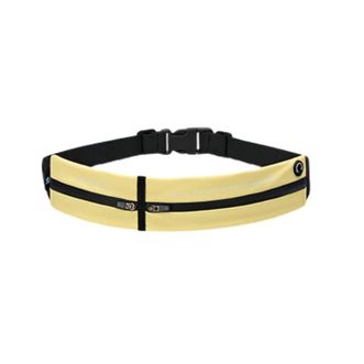 骆驼/Camel  运动腰包 男女跑步手机腰包运动健身迷你腰包 8W3AMT002柠檬黄