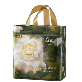 babycare  山茶轻柔短裤式婴儿纸尿裤山茶拉拉裤 3XL码24+3片/包 (＞17kg)  BC2109010