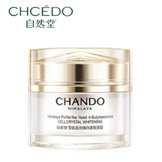 自然堂/Chando  雪肌追光焕白紧致面霜55g  雪肌追光焕白紧致面霜577美白淡斑抗皱抗初老