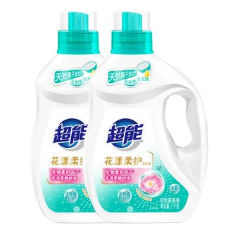 超能  1kg超能花漾柔护洗衣液*2瓶（组合装）