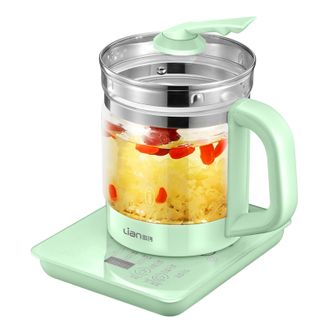 联创/Lian  养生壶花茶壶煮茶壶全自动多功能玻璃煮茶器电热水壶1.8L DF-EP0819M