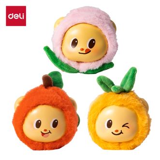 得力/deli  黄油小熊联名款毛绒解压玩具 HY832（单个装/款式随机发货）