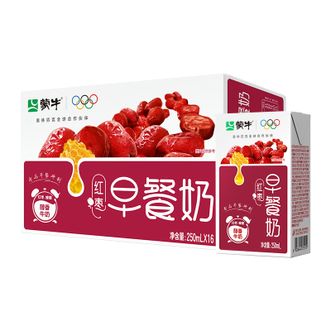 蒙牛  早餐奶红枣味250ml*16包