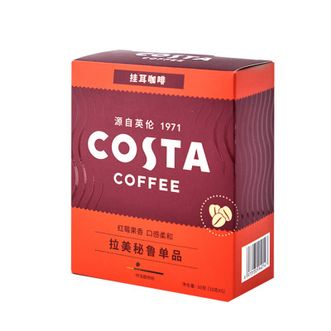 COSTA  咖世家精品咖啡粉现磨 拉美秘鲁10g×10片装