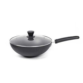 老板/Robam  CJ2C系列防滑圆底精铁炒锅  凹凸纹精铁锅  32cm  PCJ-BR2C
