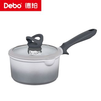 Debo  霍雷希亚奶锅0涂层钛陶瓷双面不粘奶锅18cm DEP-980