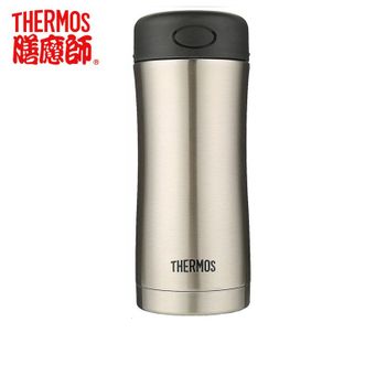 膳魔师（THERMOS）  不锈钢保温杯400ml男女商务办公水杯JCG-400不锈钢色