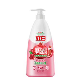 立白  洗洁精果醋洗涤灵洗涤剂天然莓果果蔬清洗剂家用 维E精华不伤手洗洁精1kg*1瓶