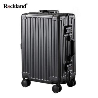洛克兰/ROCKLAND  硬核铝框行李箱28寸  CRX168  银色/黑色