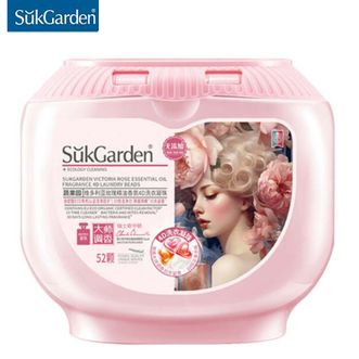 蔬果园/SukGarden  天然玫瑰四合一洗衣凝珠99%除菌除螨4D洗衣凝珠1盒52颗