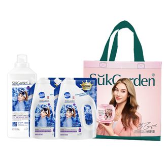 蔬果园/SukGarden  洗衣液洗护清洁3件套A款 8倍洁净 除菌除螨