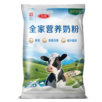 三元（SAN YUAN）  全家营养奶粉袋装 300G*1袋