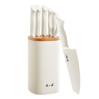 张小泉  刀具六件套 月影套刀抗菌刀具菜刀家用组合全套厨