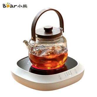 小熊/Bear  电陶炉煮茶器煮茶炉煮茶壶围炉煮茶黑茶花茶泡茶蒸茶一体不挑器具带玻璃壶