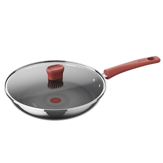 苏泊尔/Supor  煎锅火红点聚油不粘锅不锈钢平底锅 26直径