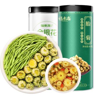 福东海 金银花胎菊组合130克 福东海 金银花胎菊组合130克