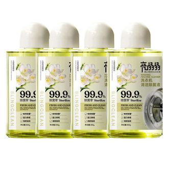 亮晶晶  洗衣机清洁剂深层除菌除垢祛异味300g*4瓶