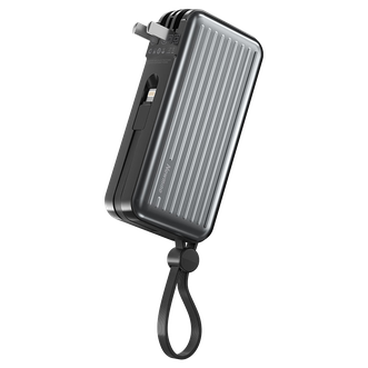 纽曼（Newmine）  【3C认证】折叠AC插头充电宝 10000mAh自带双线快充移动电源 数显墙插直充充电器