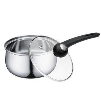 爱仕达/ASD  304不锈钢奶锅16CM 一人食热奶泡面煮粥锅早餐辅食锅 WG1916