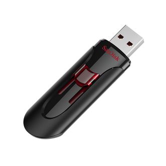闪迪/SanDisk  64GB USB3.0推拉U盘 便携伸缩优盘CZ600 安全加密闪存盘 车载电脑通用