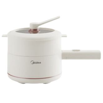 美的/Midea  学生宿舍泡面电火锅   多功能多用途 电蒸锅 额定容量1.6L  锅体容量2L  MC-XZE2017
