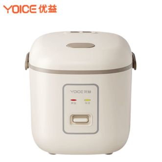 优益/Yoice  电饭煲小电饭锅不粘涂层聚能发热盘简易操作1-2人家用蒸饭锅1.2升Y-MFB23