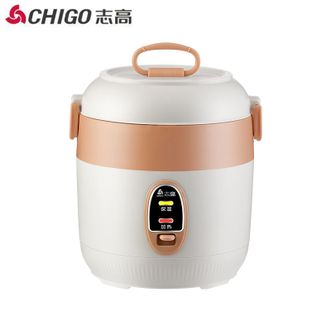 志高/Chigo  迷你电饭煲家用智能多功能电饭锅1.2L小型宿舍老式机械款MN12-K
