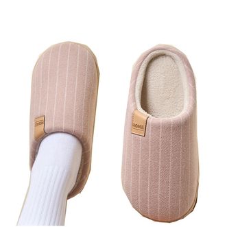 洁丽雅/Grace  冬季保暖女士拖鞋棉拖 TX1579 颜色随机发 38-39 （适合37-38码）