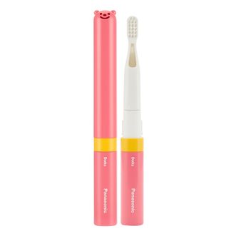 松下（Panasonic）电动牙刷 儿童BABY熊专用儿童刷头设计 EW-DS32-P405