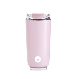 AKS  不锈钢咖啡杯便携随行密封保温水杯316不锈钢保温杯极地咖啡杯 霞光粉440ml AKS632-P