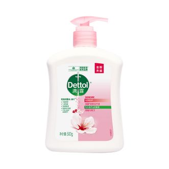滴露/Dettol  洗手液滋润倍护 500g*1瓶 有效抑菌99.9% 儿童宝宝健康洗手液泡泡 易冲洗 呵护全家